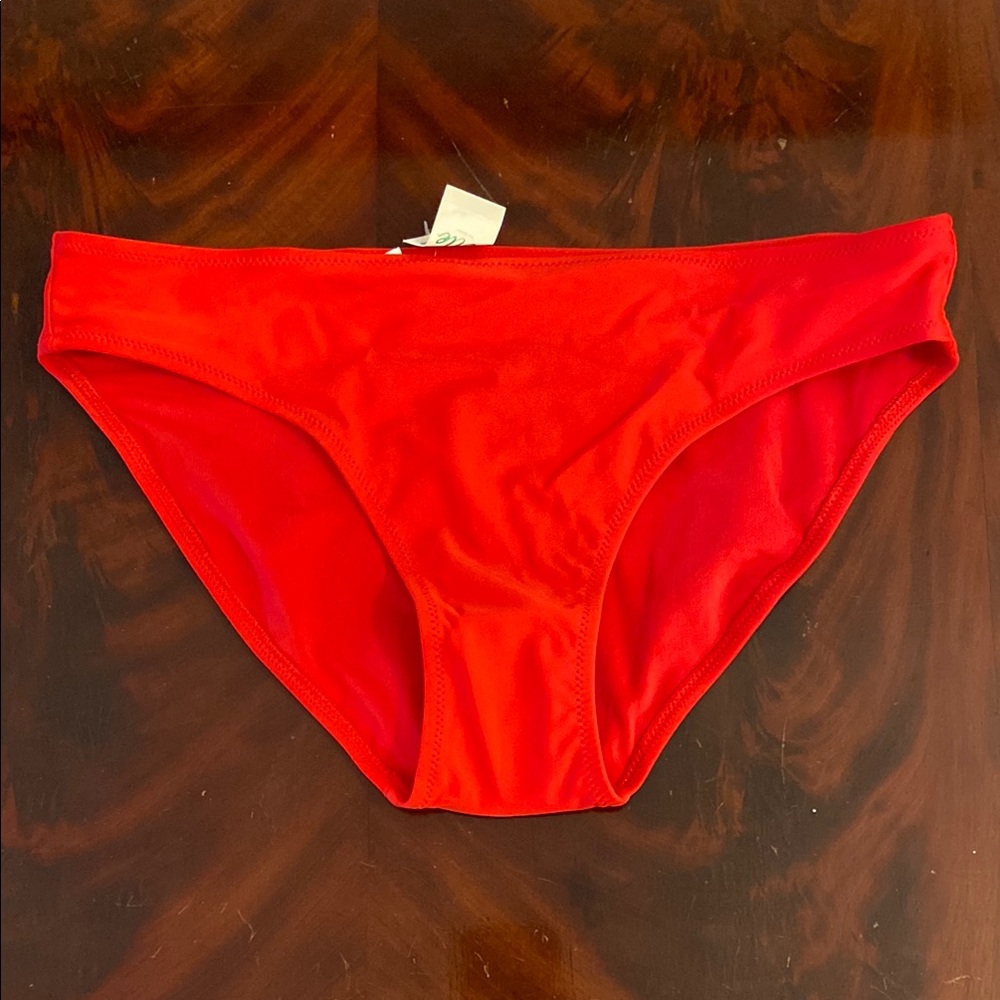 Aerie Red Bikini Bottom NWT Swim Women's Size M